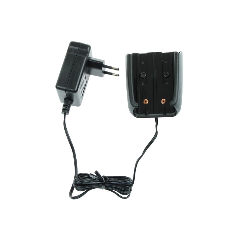 oplader-met-houder Oplader met wandhouder
