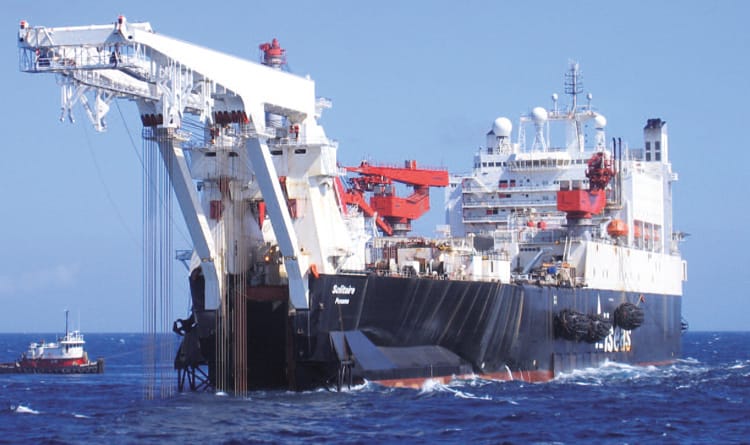 MV Solitaire – het grootste pijplegschip ter wereld